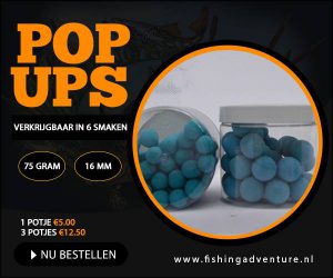 Fishing Adventure Pop-ups zijn nu verkrijgbaar in de webshop ga voor meer informatie naar