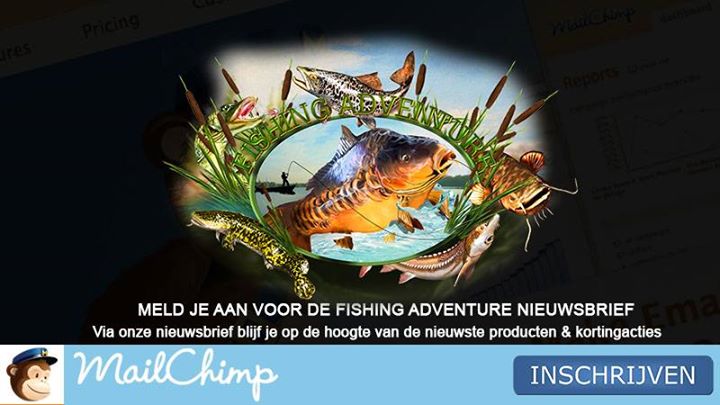 Meld je nu aan voor de Fishing Adventure Nieuwsbrief: