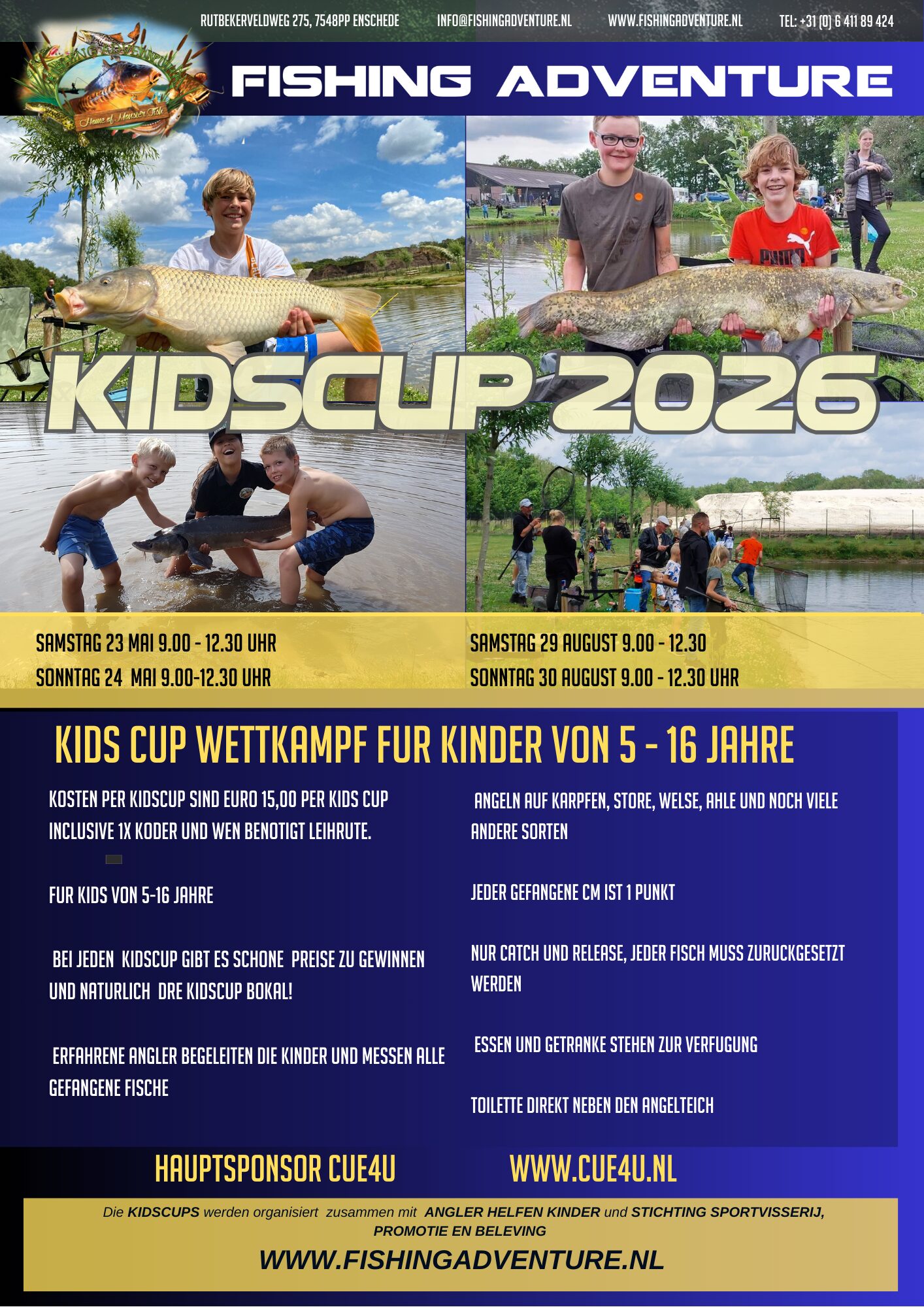 CU4E Kidscup 2026 poster DE